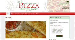 Desktop Screenshot of pleasantunitypizza.com